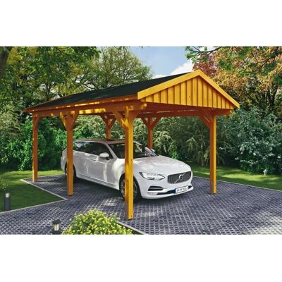 SKANHOLZ Fichtelberg Carport - Satteldach, Hell Eiche SKANHOLZ Fichtelberg Carport - Satteldach, Hell Eiche