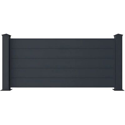 Vente-unique Zaun Nazario Anthrazitgrau 189 cm Vente-unique Zaun Nazario Anthrazitgrau 189 cm