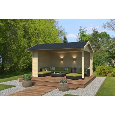 LASITA MAJA Maja San Diego Beige (Naturbelassen) Gartenhaus - Gartenhaus LASITA MAJA Maja San Diego Beige (Naturbelassen) Gartenhaus - Gartenhaus