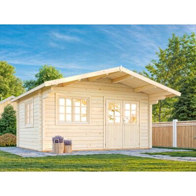 Palmako Gartenhaus Helena 450 x 360 cm Lackiert Dunkelgrau-Weiß FSC® Palmako Gartenhaus Helena 450 x 360 cm Lackiert Dunkelgrau-Weiß FSC®