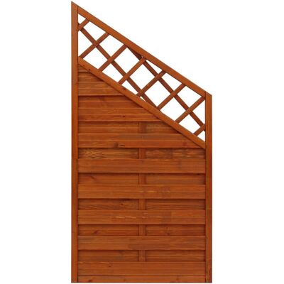 Andrewex Sichtschutzzaun-Element Country Teakfarben,asiert 180 x 120/90 cm Andrewex Sichtschutzzaun-Element Country Teakfarben,asiert 180 x 120/90 cm