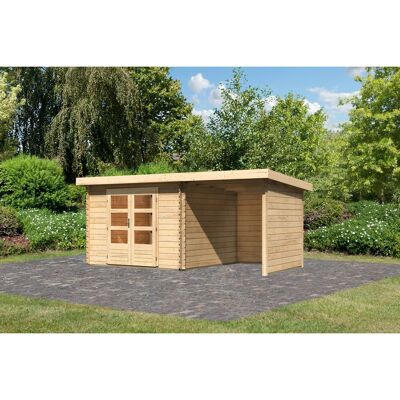 KARIBU Bastrup 5 Gartenhaus - Holz, Beige, 7,84m² KARIBU Bastrup 5 Gartenhaus - Holz, Beige, 7,84m²