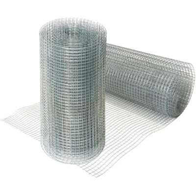 Karat Volierendraht Verzinkt Drahtzaun mit Maschenweite 12,7 mm Geschweißtes Drahtgitter 1 x 10 m Karat Volierendraht Verzinkt Drahtzaun mit Maschenweite 12,7 mm Geschweißtes Drahtgitter 1 x 10 m