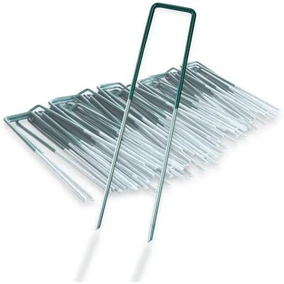 KARAT Erdanker 3 x 15 cm Rostfrei für Kunstrasen Vlies Gewächshäuser 300 Stück KARAT Erdanker 3 x 15 cm Rostfrei für Kunstrasen Vlies Gewächshäuser 300 Stück