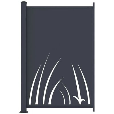 Vente-unique Zaun Brameno Anthrazitgrau 102.5 cm Vente-unique Zaun Brameno Anthrazitgrau 102.5 cm