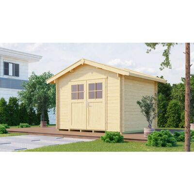 Gartenhaus WEKA Premium28 beige - Gartenhäuser Gartenhaus WEKA Premium28 beige - Gartenhäuser