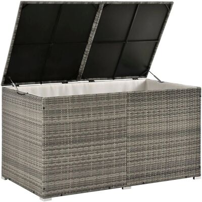 Juskys Polyrattan Auflagenbox Ikaria 950 L - Stauraum Juskys Polyrattan Auflagenbox Ikaria 950 L - Stauraum