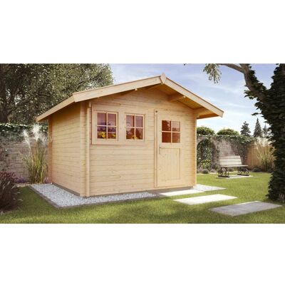 WEKA Gartenhaus 139 A - Naturbelassenes Fichtenholz, 45mm Wandstärke WEKA Gartenhaus 139 A - Naturbelassenes Fichtenholz, 45mm Wandstärke