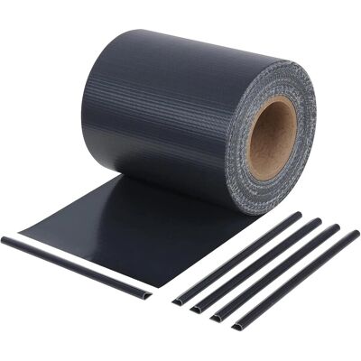 WOLTU - Ringhiera Oscurante PVC - Schwarz - Sichtschutz-Rolle WOLTU - Ringhiera Oscurante PVC - Schwarz - Sichtschutz-Rolle