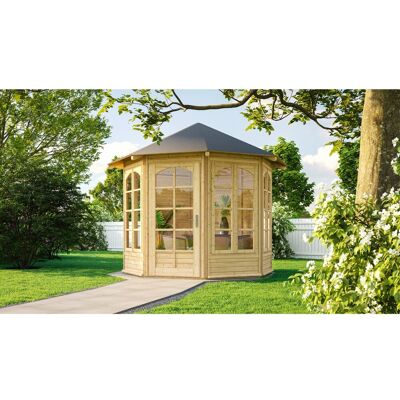 WEKA Gartenzelt - Achteckig Holz - 336x365cm WEKA Gartenzelt - Achteckig Holz - 336x365cm
