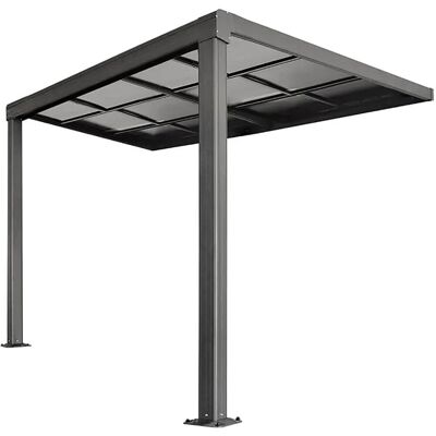 Home Deluxe Solis Deluxe Grau - Terrassenüberdachung Home Deluxe Solis Deluxe Grau - Terrassenüberdachung