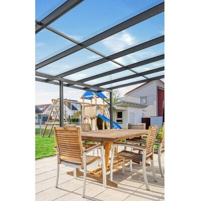 Gutta Terrassendach Premium Anthrazit 510 cm x 406 cm VSG 10 mm Gutta Terrassendach Premium Anthrazit 510 cm x 406 cm VSG 10 mm