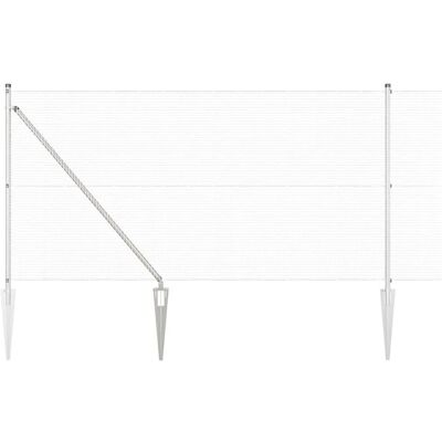 Vidaxl Verzinkte Stahlzaunpfosten-Set 10 x 1 m Vidaxl Verzinkte Stahlzaunpfosten-Set 10 x 1 m