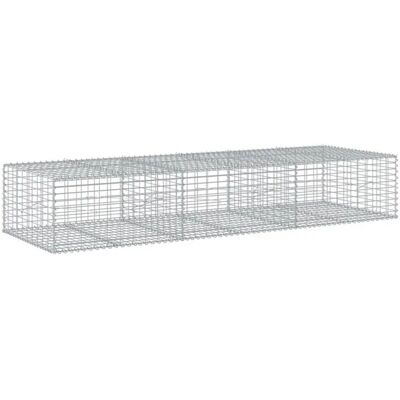 vidaXL Verzinktes Eisen Gabionenkorb 300x100x50 cm - Gabion Hochbeet vidaXL Verzinktes Eisen Gabionenkorb 300x100x50 cm - Gabion Hochbeet