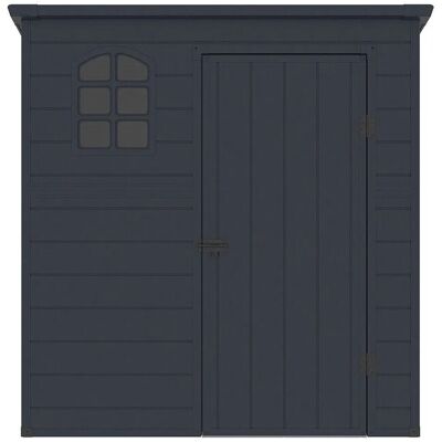 Vente-unique Schrebergartenhaus Nerio Anthrazitgrau 180 cm Vente-unique Schrebergartenhaus Nerio Anthrazitgrau 180 cm