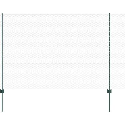 Vidaxl Gartenzaun Set Metall Kunststoff Grün - Gartenzaun Vidaxl Gartenzaun Set Metall Kunststoff Grün - Gartenzaun