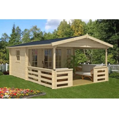 Alpholz Gartenhaus Lappland-40 B - Modernes Design - 20 m² Alpholz Gartenhaus Lappland-40 B - Modernes Design - 20 m²