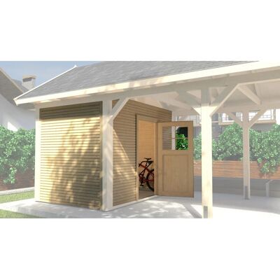 Weka Carport + Garage Geräteraum - LH-Carport Gr.2 Weka Carport + Garage Geräteraum - LH-Carport Gr.2