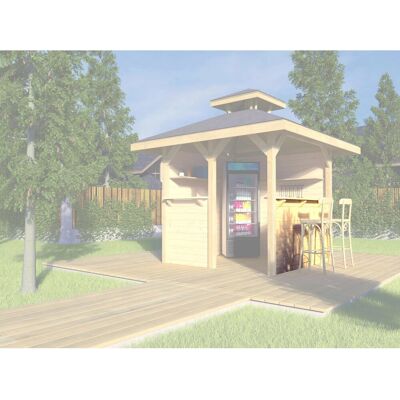 Weka Pavillon Bausatz - Natur Holz 28mm für Gartenpavillon Weka Pavillon Bausatz - Natur Holz 28mm für Gartenpavillon