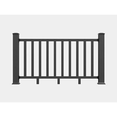 Vente-unique Zaun Guaro Anthrazitgrau 200 cm Vente-unique Zaun Guaro Anthrazitgrau 200 cm