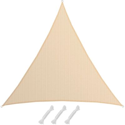 AMANKA HDPE Sonnensegel Wasserdurchlässig - 8 x 8 x 8 m Dreieckig Beige AMANKA HDPE Sonnensegel Wasserdurchlässig - 8 x 8 x 8 m Dreieckig Beige