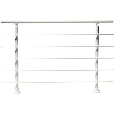 DIEDA - Geländersystem Aluminium - Weiß - 100x150 cm - Geländersystem DIEDA - Geländersystem Aluminium - Weiß - 100x150 cm - Geländersystem
