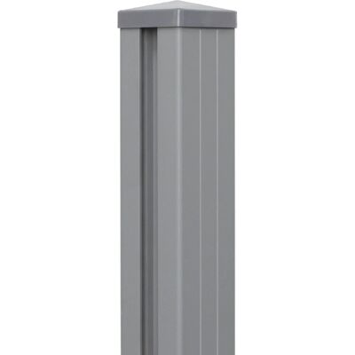 GroJaLumino Pfosten Silbergrau 7x7x300 cm inkl. Kappe z. Aufdübeln/Einbetonieren GroJaLumino Pfosten Silbergrau 7x7x300 cm inkl. Kappe z. Aufdübeln/Einbetonieren