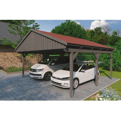 SKANHOLZ - Fichtelberg - 618 x 566 cm - 362 cm - Carport SKANHOLZ - Fichtelberg - 618 x 566 cm - 362 cm - Carport
