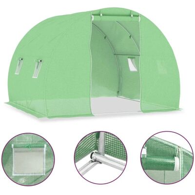 vidaXL Gewächshaus 6m² - 3x2x2m - Robustes PE-Mesh - Gartenabdeckung vidaXL Gewächshaus 6m² - 3x2x2m - Robustes PE-Mesh - Gartenabdeckung