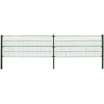 Home Deluxe Doppelstabmattenzaun Morata 203 cm x 200 cm Moosgrün Home Deluxe Doppelstabmattenzaun Morata 203 cm x 200 cm Moosgrün