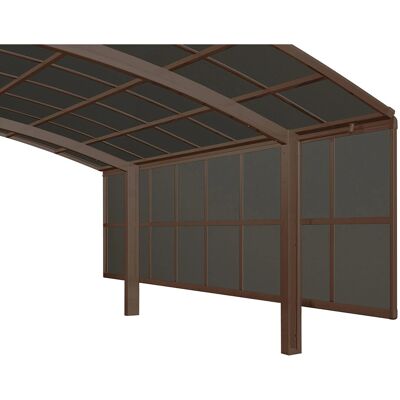 XIMAX Carport-Seitenwand - Wetterfest, Aluminium, 491x150x6 cm XIMAX Carport-Seitenwand - Wetterfest, Aluminium, 491x150x6 cm