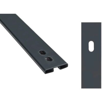 Deutsche Zauntechnik Pfostenabdeckleiste TYP VAP 180 cm Anthrazit Deutsche Zauntechnik Pfostenabdeckleiste TYP VAP 180 cm Anthrazit