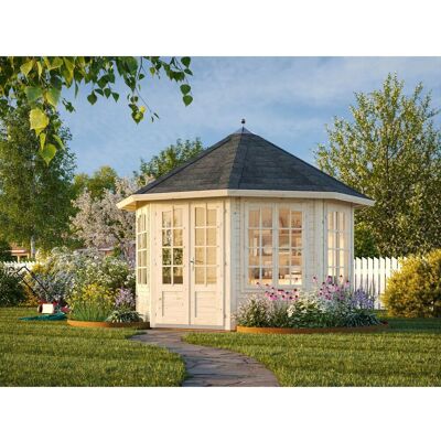 Palmako Veronica 4 9,2 m² Achteckiges Sommerhaus Log Cabin - 4 Fenster Palmako Veronica 4 9,2 m² Achteckiges Sommerhaus Log Cabin - 4 Fenster