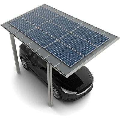 Ximax Solarcarport Linea Typ 80, 495,4 x 304 cm Edelstahl-Look 64 kg/m² Ximax Solarcarport Linea Typ 80, 495,4 x 304 cm Edelstahl-Look 64 kg/m²