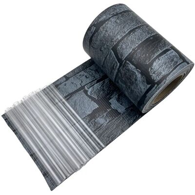 KARAT PVC Sichtschutzstreifen 19 cm x 35 m für Gartenzäune Blickdicht Schiefer KARAT PVC Sichtschutzstreifen 19 cm x 35 m für Gartenzäune Blickdicht Schiefer