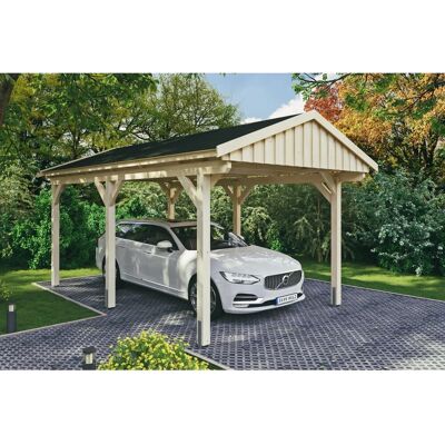 SKANHOLZ Fichtelberg Carport - Satteldach - 317x566cm - Natur Finish SKANHOLZ Fichtelberg Carport - Satteldach - 317x566cm - Natur Finish