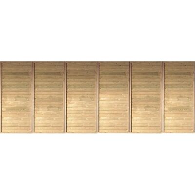 KARIBU Carport Rückwand - Massivholz, Kesseldruckimprägniert, 540x200 cm KARIBU Carport Rückwand - Massivholz, Kesseldruckimprägniert, 540x200 cm