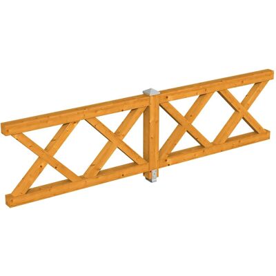 SKANHOLZ Brüstung Andreaskreuz - Geländer SKANHOLZ Brüstung Andreaskreuz - Geländer
