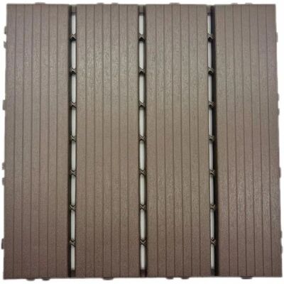 Floordirekt Klickfliese Majestic Witterungsbeständige Terrassenfliese 30 x 30 cm 11er-Set Floordirekt Klickfliese Majestic Witterungsbeständige Terrassenfliese 30 x 30 cm 11er-Set