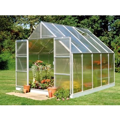 Halls Gewächshaus Magnum 108 - 8,3 m² Aluminium Polycarbonat Halls Gewächshaus Magnum 108 - 8,3 m² Aluminium Polycarbonat
