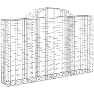 vidaXL Bogenförmige Gabionen 15 Stück - Gartendekoration vidaXL Bogenförmige Gabionen 15 Stück - Gartendekoration