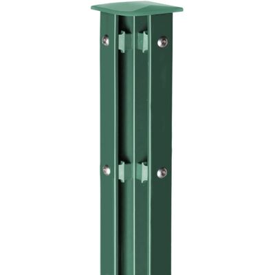 Deutsche Zauntechnik Eckpfosten Typ VP 130 cm Moosgrün Deutsche Zauntechnik Eckpfosten Typ VP 130 cm Moosgrün