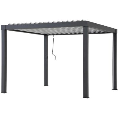 Sunjoy Multi-Pergola Matterhorn 306 cm x 306 cm Anthrazit Sunjoy Multi-Pergola Matterhorn 306 cm x 306 cm Anthrazit