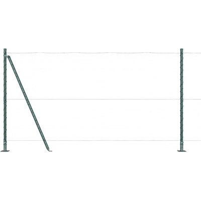 Vidaxl Betonzaunpfosten-Set - 22 Pfosten, Grün - 3.2 x 3.2 x 78.5 cm Vidaxl Betonzaunpfosten-Set - 22 Pfosten, Grün - 3.2 x 3.2 x 78.5 cm