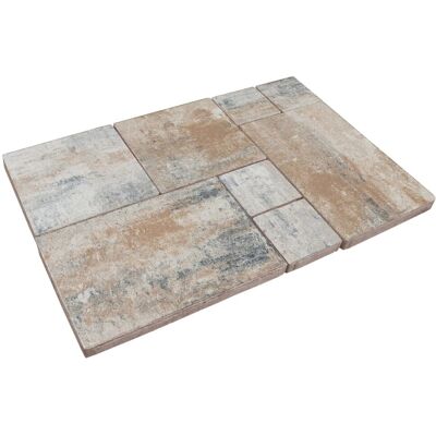 Diephaus Terrassenplatte Daras Muschelkalk 50 mm Diephaus Terrassenplatte Daras Muschelkalk 50 mm