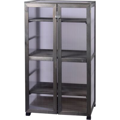 Dobar Großer Anzuchtschrank Dome Indoor Gewächshaus Anthrazit FSC® Dobar Großer Anzuchtschrank Dome Indoor Gewächshaus Anthrazit FSC®