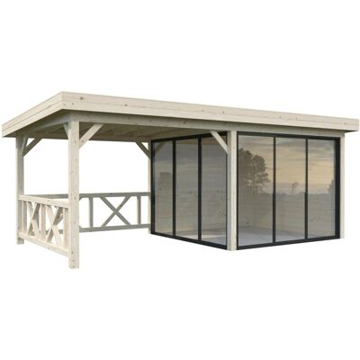 PALMAKO - Lenna Set 403 Slide - 588x245x300 cm - Pavillon PALMAKO - Lenna Set 403 Slide - 588x245x300 cm - Pavillon
