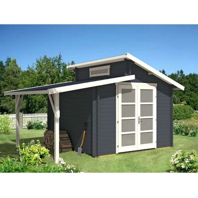 Alpholz Gartenhaus Aktiva mit Schleppdach - Gartenhaus Alpholz Gartenhaus Aktiva mit Schleppdach - Gartenhaus