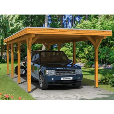 SKANHOLZ - Spessart - Eiche hell - 355x846 cm - Carport SKANHOLZ - Spessart - Eiche hell - 355x846 cm - Carport