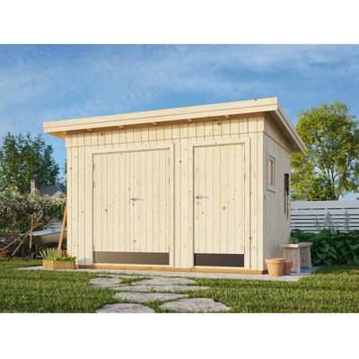 PALMAKO Kalle - Natur Holz-Gartenhaus - Gerätehaus PALMAKO Kalle - Natur Holz-Gartenhaus - Gerätehaus